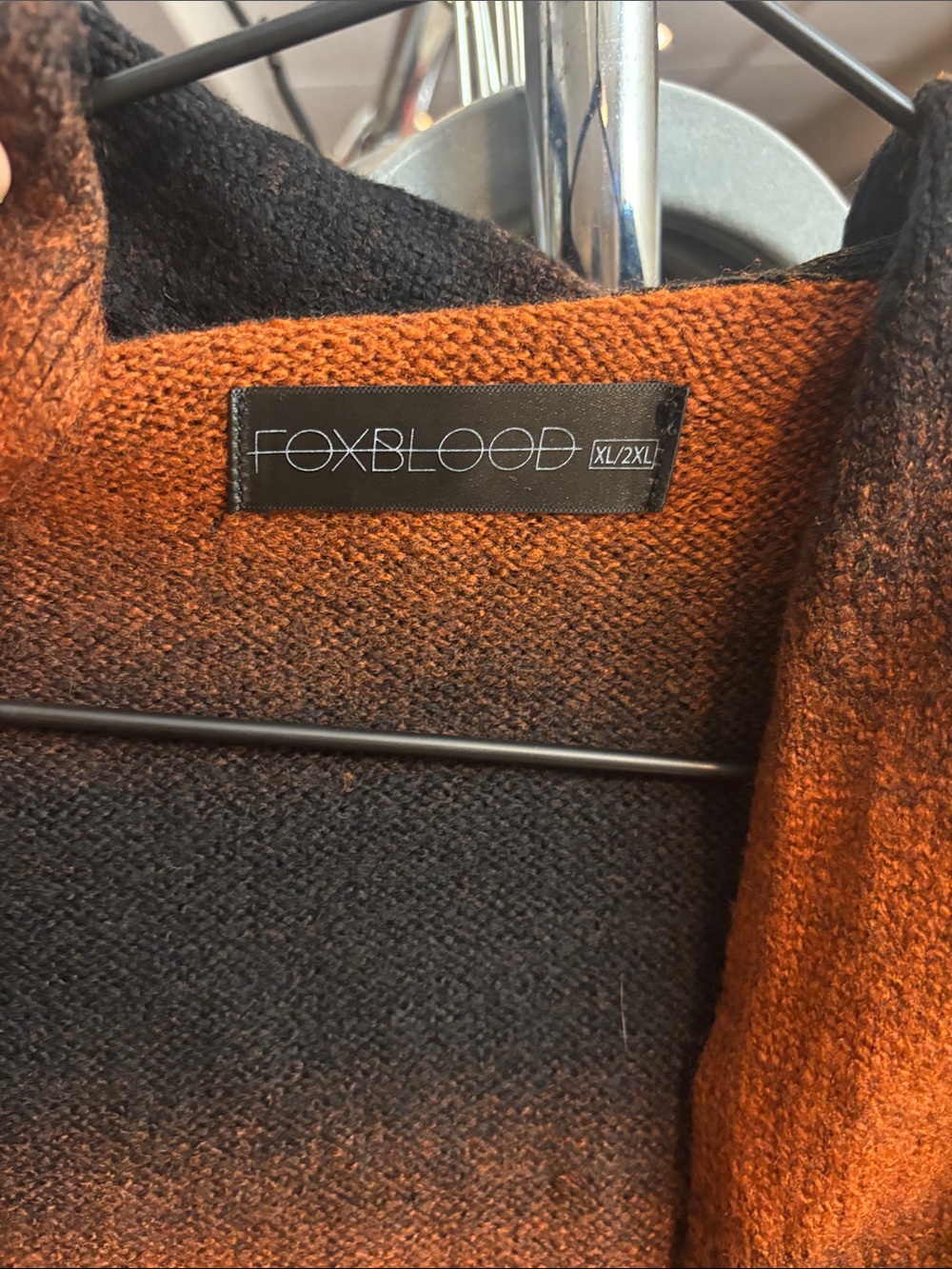 Foxblood Pumpkinhead Hooded Cardigan - Picture 2 of 6